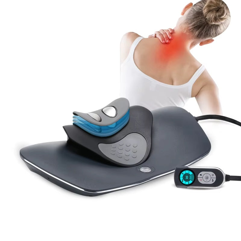 Electric Heat Therapy Massage Products Cervical Massager Traction Machine Pillow For Neck And Shoulder Massage