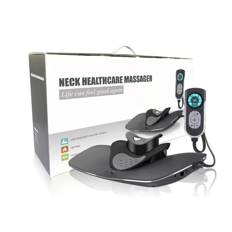 Electric Heat Therapy Massage Products Cervical Massager Traction Machine Pillow For Neck And Shoulder Massage
